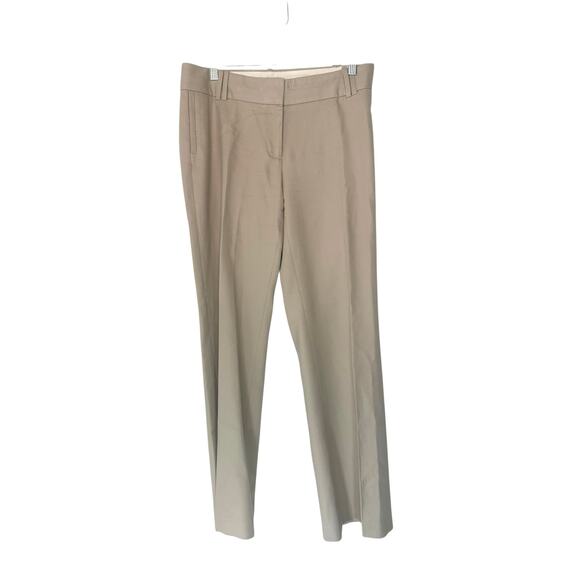 J.Crew Dress Pants Trousers Tan Office Work Career Business Straight Leg Size 6 - Picture 1 of 11